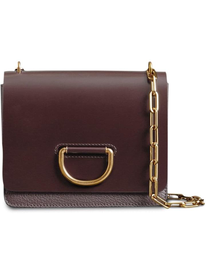 Burberry D-ring Clutch Bag - Red
