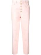 J Brand Heather Mum Jeans - Pink