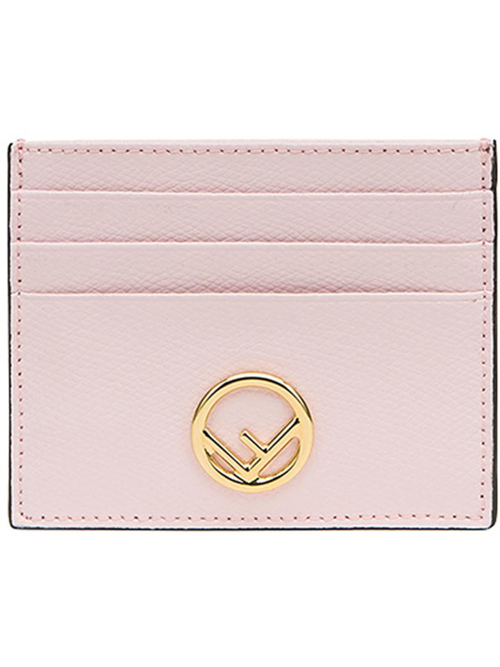 Fendi Logo Cardholder - Pink & Purple