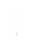 Lizzie Mandler Fine Jewelry Gold Name Tag Necklace - Metallic