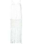 Rosie Assoulin Camisole With Pearl Bead Trim - White