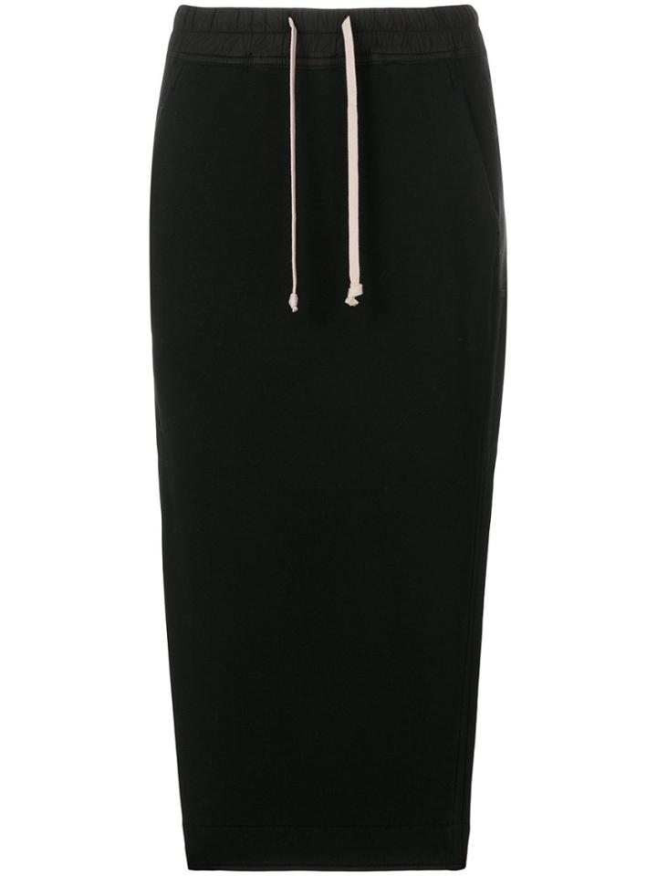 Rick Owens Drkshdw Elasticated Waist Skirt - Black