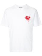 Christian Dada Embellished Heart T-shirt - White