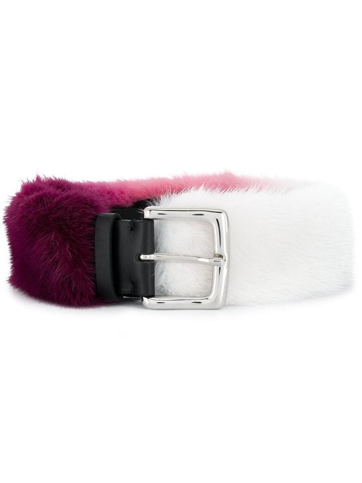Simonetta Ravizza Adjustable Buckle Belt - Pink
