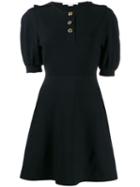 Stella Mccartney Compact Knit Mini Dress - Black