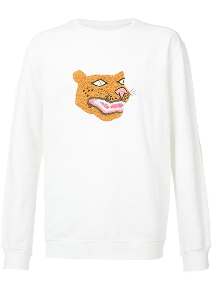 Maharishi - Panther Head Sweatshirt - Men - Cotton - M, White, Cotton