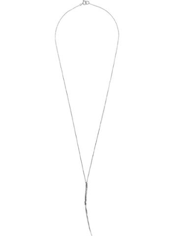 Chin Teo Hammered Long-line Necklace - Metallic
