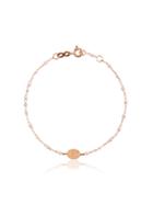Gigi Clozeau 18k Rose Gold Pink Beaded Bracelet