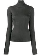 Ssheena Ribbed Roll Neck Sweater - Grey