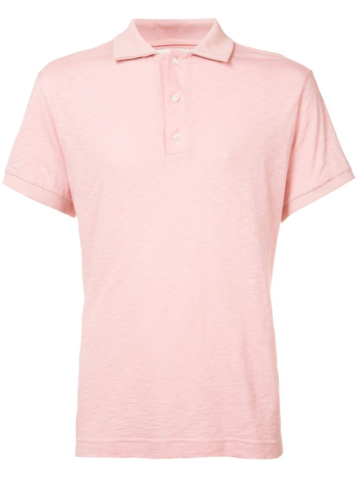 Katama - Classic Polo Top - Men - Polyester - 36, Pink/purple, Polyester