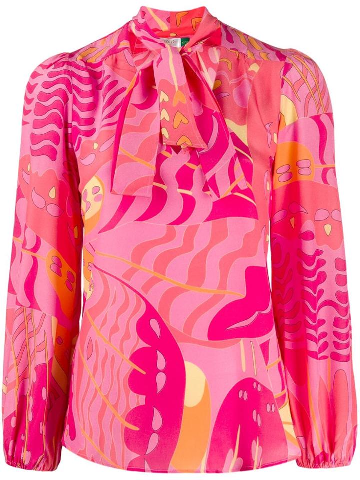 Rixo Moss Blouse - Pink
