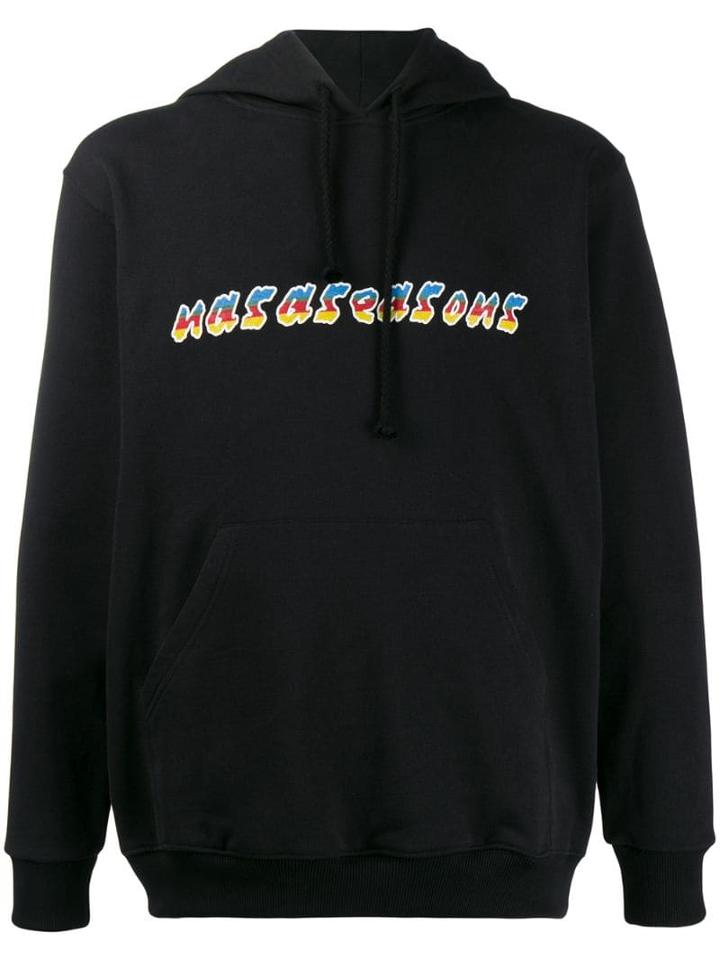 Nasaseasons Graphic Logo Hoodie - Black