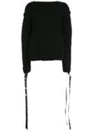 Paskal Extra Long Sleeves Jumper - Black