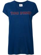 Zoe Karssen You First Print T-shirt - Blue
