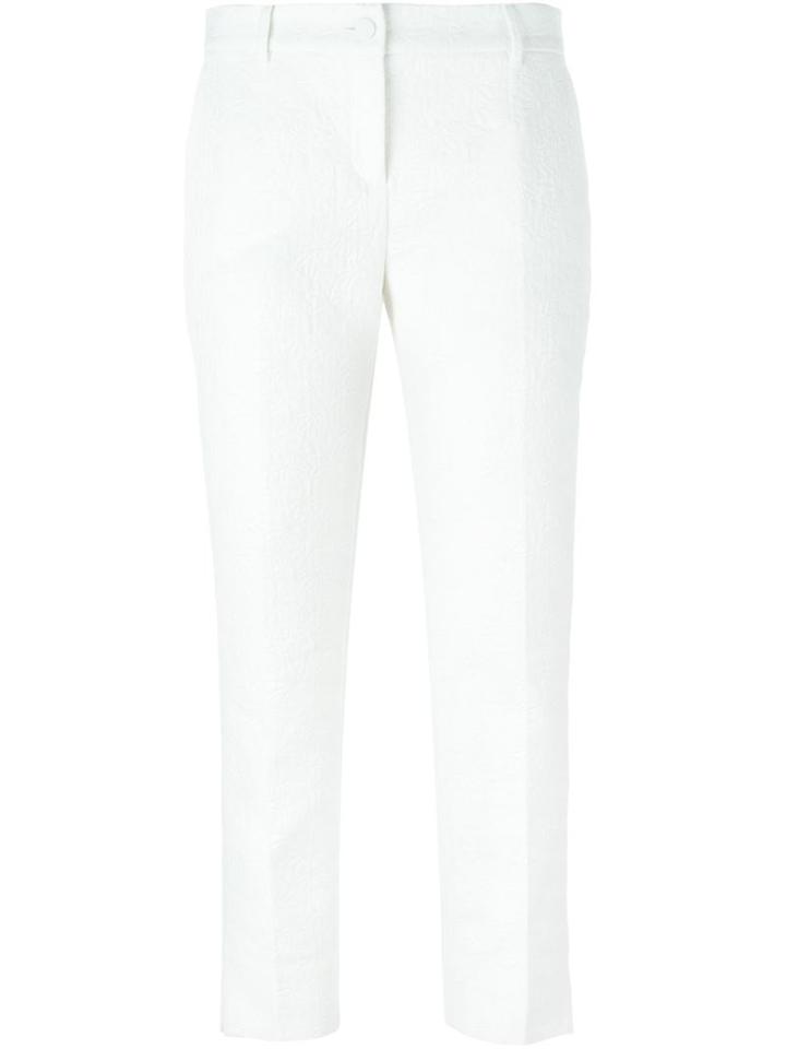 Dolce & Gabbana Daisy Jacquard Trousers