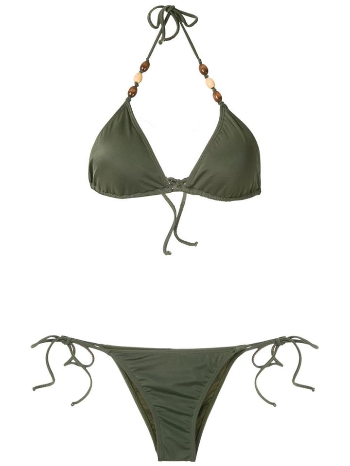 Brigitte Brigitte 38b77m Militar Polyamide/spandex/elastane - Green