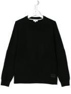 Boss Kids Ribbed Sweatshirt, Boy's, Size: 16 Yrs, Black