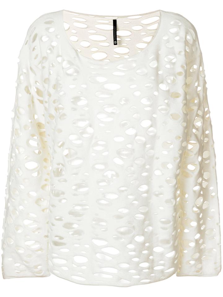 Pierantoniogaspari Mesh Sweater - White