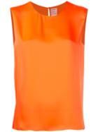 Maison Rabih Kayrouz - Sleeveless Top - Women - Polyester - 40, Yellow/orange, Polyester