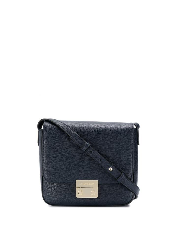 Emporio Armani Foldover Top Shoulder Bagg - Blue