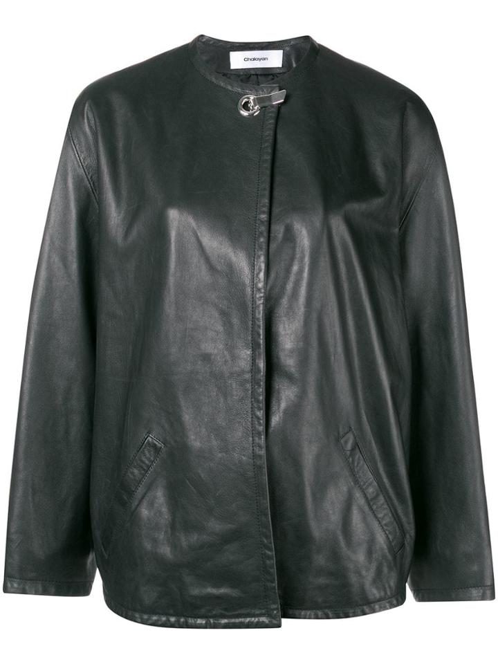 Hussein Chalayan Concealed Front Jacket - Black