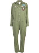 Mira Mikati Badge Patch Overalls - Green