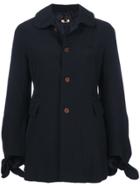 Comme Des Garçons Comme Des Garçons Button-down Fitted Jacket - Blue