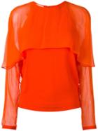 Antonio Berardi Sheer Panel Blouse