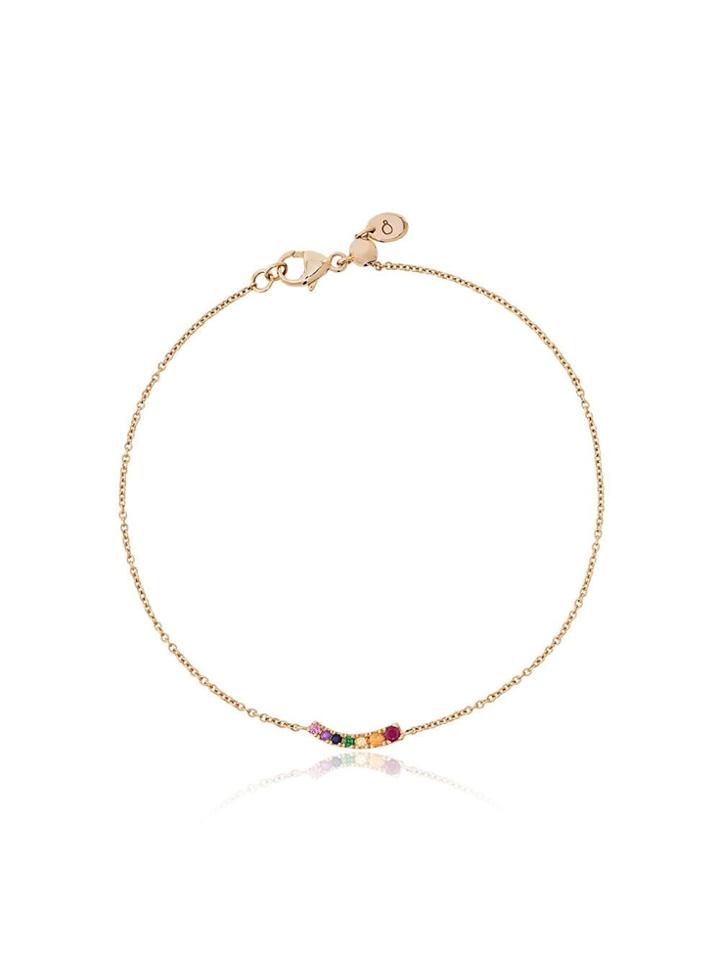 Loquet Rainbow Charm Bracelet - Metallic