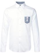 Loveless - Printed Pocket Shirt - Men - Cotton - 3, White, Cotton