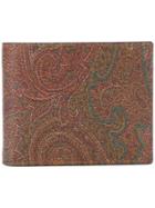 Etro Patterned Wallet - Brown