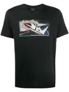 Ps Paul Smith Spaceship Graphic Print T-shirt - Black