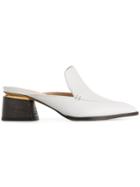 Nicholas Kirkwood 55mm Beya Mules - White