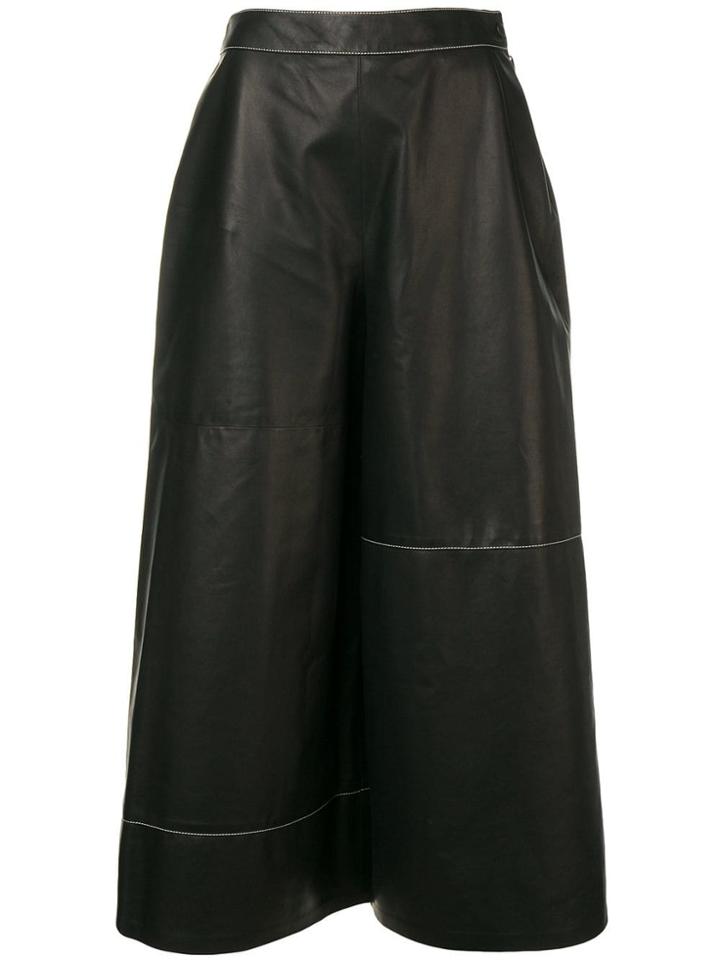 Loewe Stitch Detail Culottes - Black