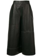 Loewe Stitch Detail Culottes - Black