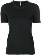 No Ka' Oi Side Stripe Sleeve Tee - Black