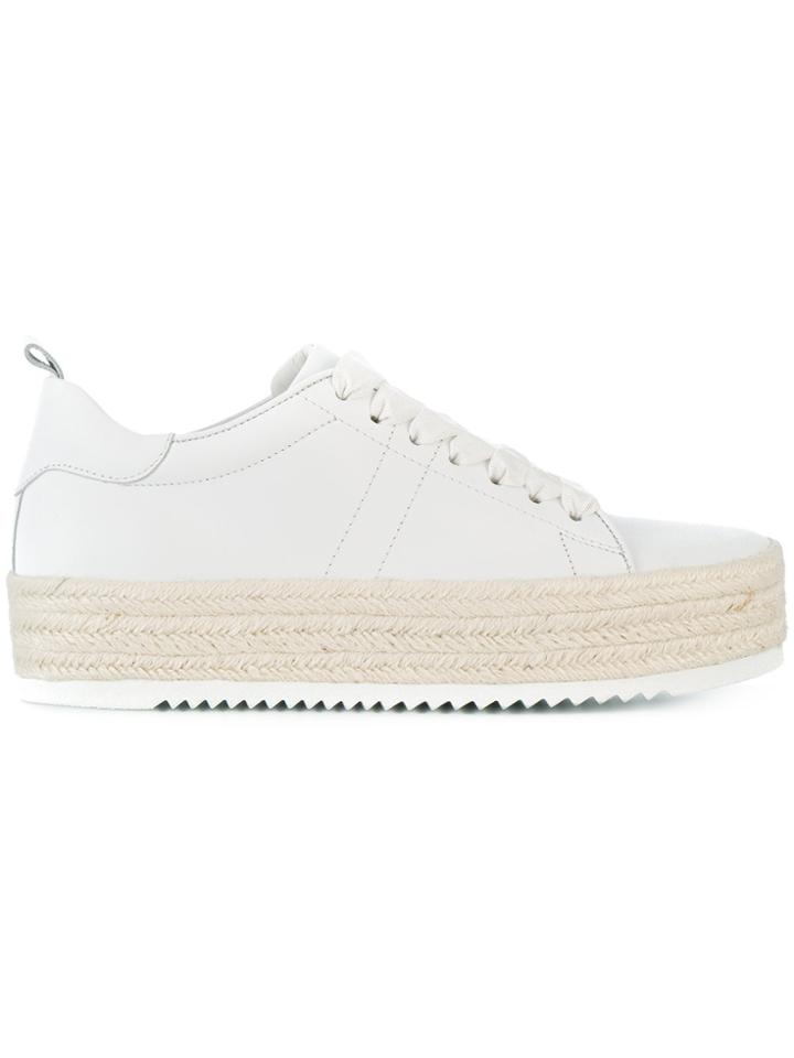 Kennel & Schmenger Woven Sole Sneakers - White