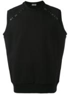 Dior Homme - Stapled Vest - Men - Cotton/polyamide/spandex/elastane - M, Black, Cotton/polyamide/spandex/elastane
