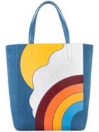 Anya Hindmarch Silver Cloud Ebury Tote - Blue