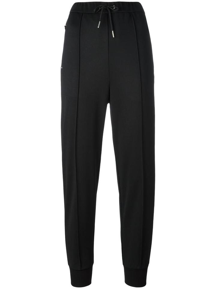 Twin-set Tapered Cropped Trousers, Women's, Size: 44, Black, Polyester