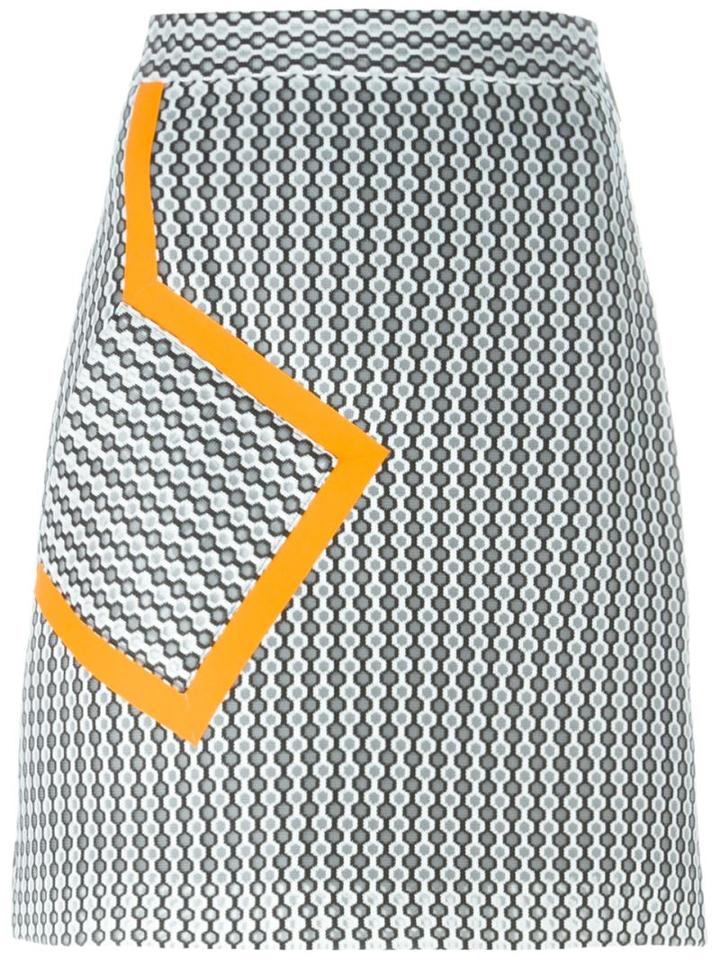 Msgm Jacquard Mini Skirt
