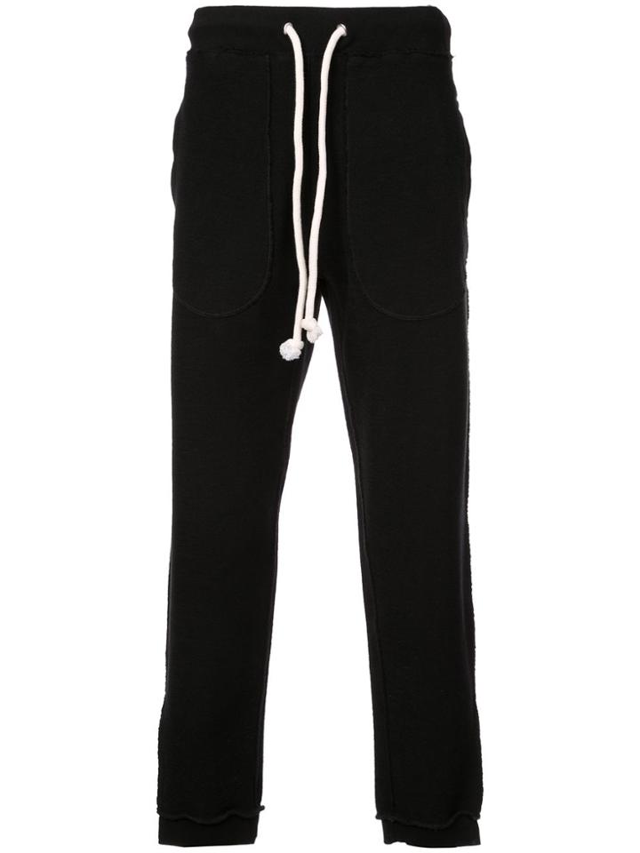 Maison Margiela Loose Fitted Track Trousers - Black