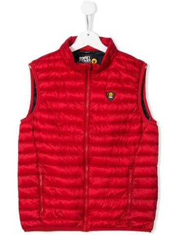 Ciesse Piumini Junior Zipped Padded Waistcoat - Red