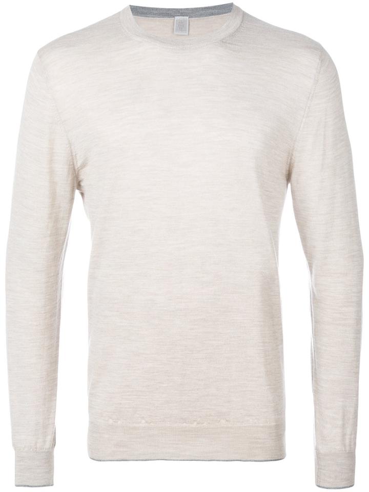 Eleventy - Roll Neck Sweatshirt - Men - Silk/merino - L, Nude/neutrals, Silk/merino