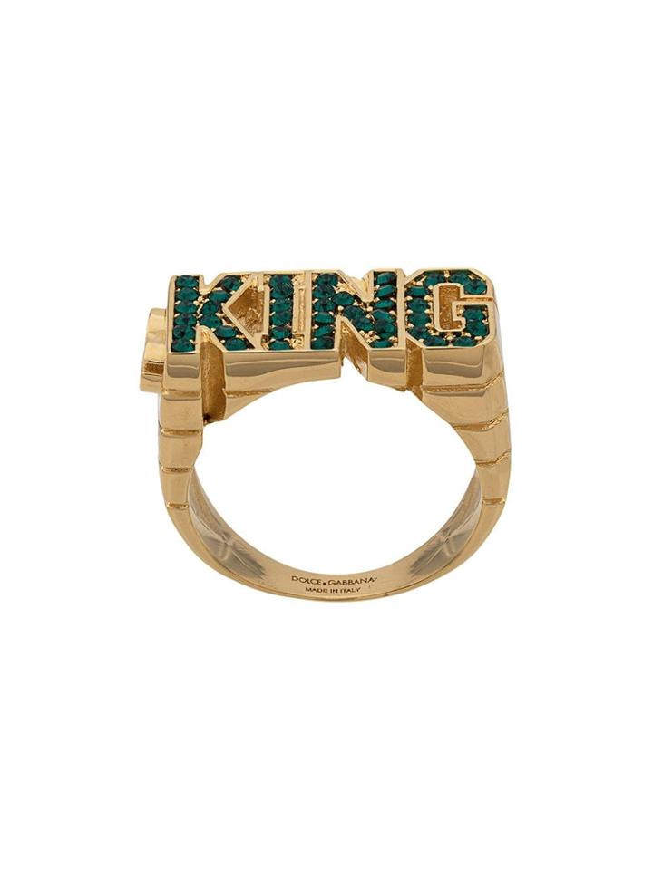 Dolce & Gabbana King Shape Ring - Gold
