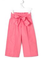 Simonetta Tie Fastening Trousers, Girl's, Size: 8 Yrs, Pink/purple