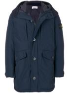 Stone Island Feather Down Jacket - Blue