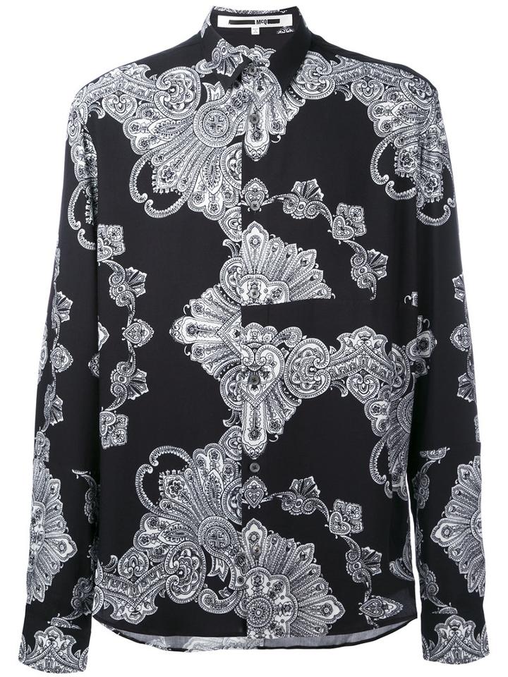 Mcq Alexander Mcqueen - Sheehan Shirt - Men - Viscose - 52, Black, Viscose