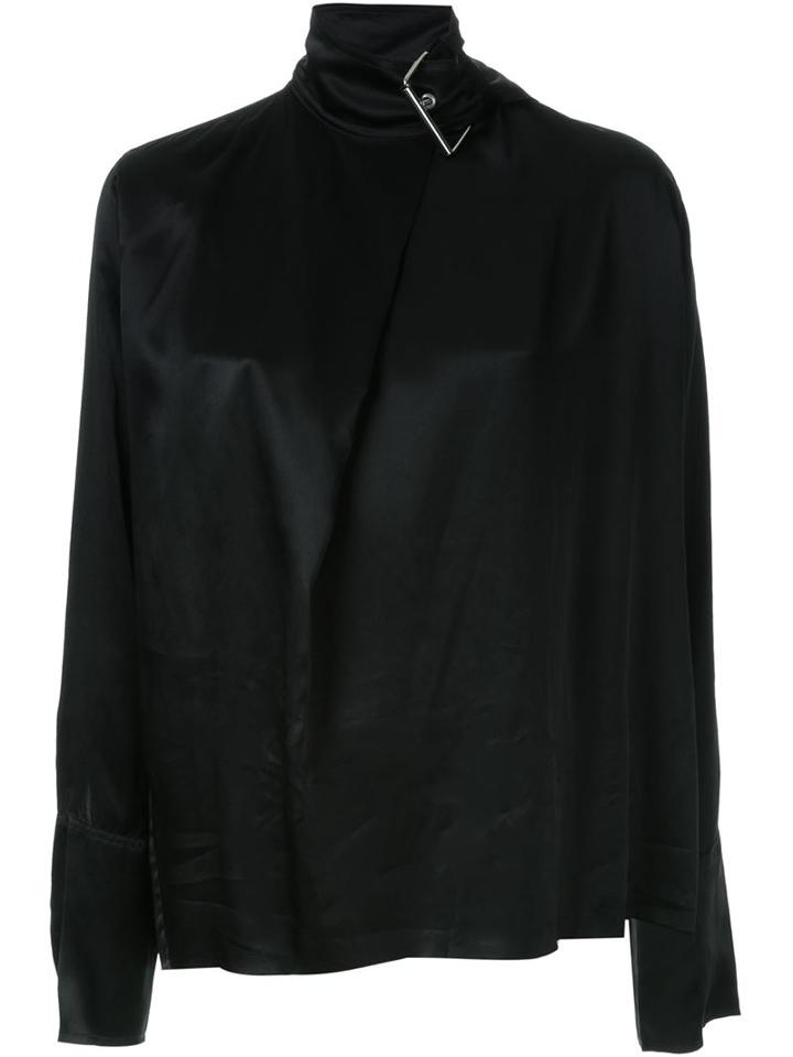 Marques Almeida Buckled Neck Blouse