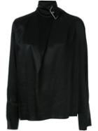 Marques Almeida Buckled Neck Blouse